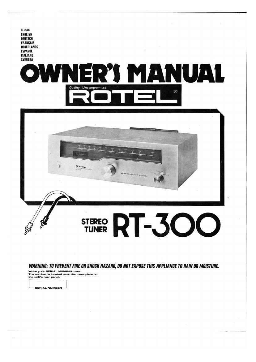 Rotel RT 300 OM