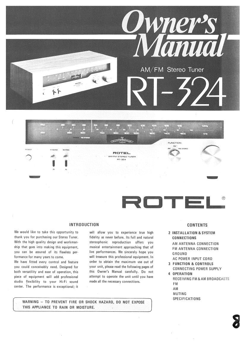 Rotel RT 324 OM