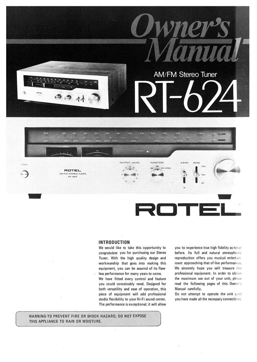 Rotel RT 624 OM