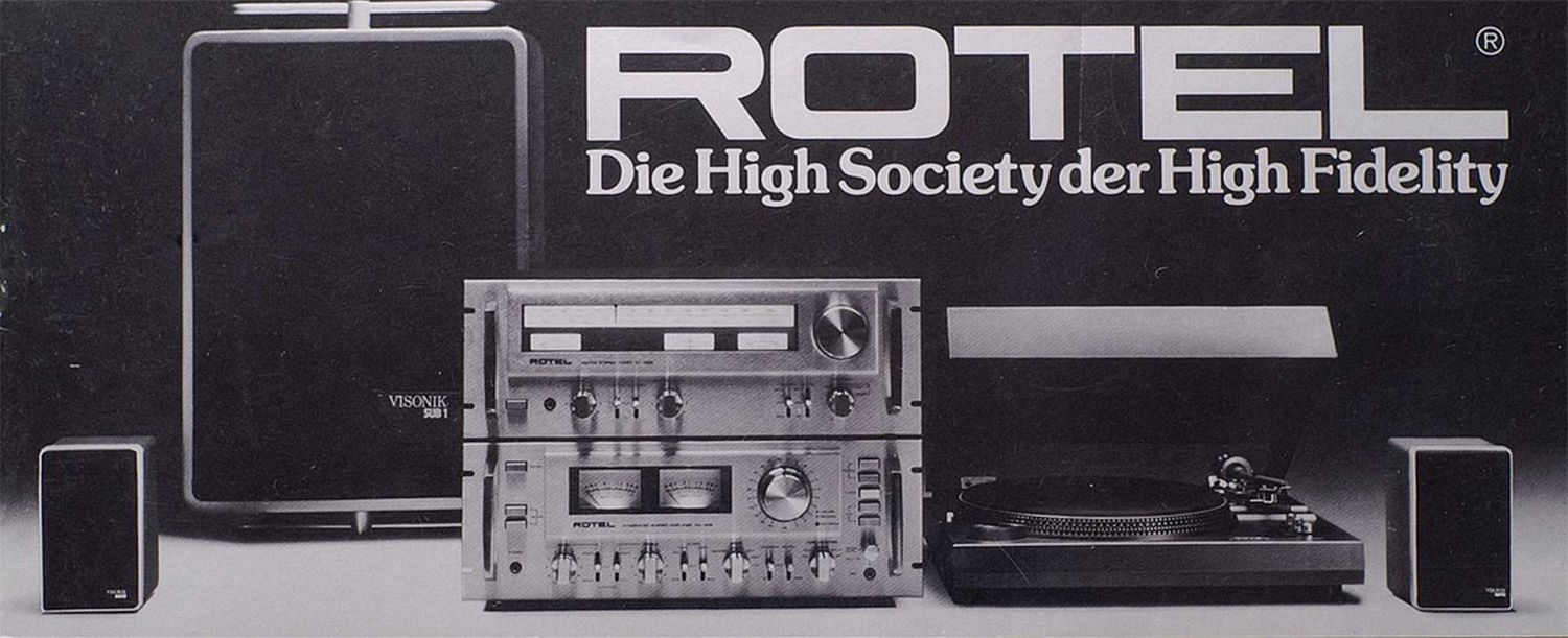 Rotel High Society of High Fidelity Catalog