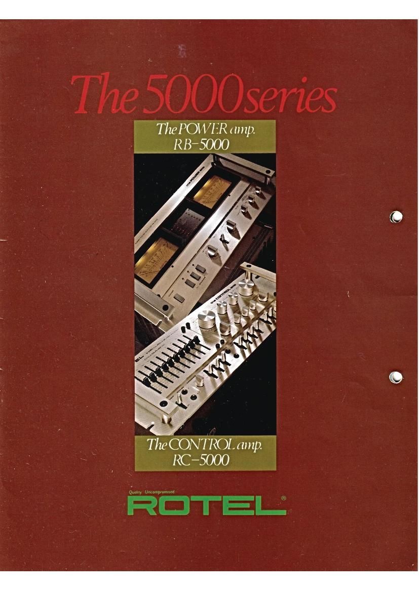Rotel The 5000 Series Catalog