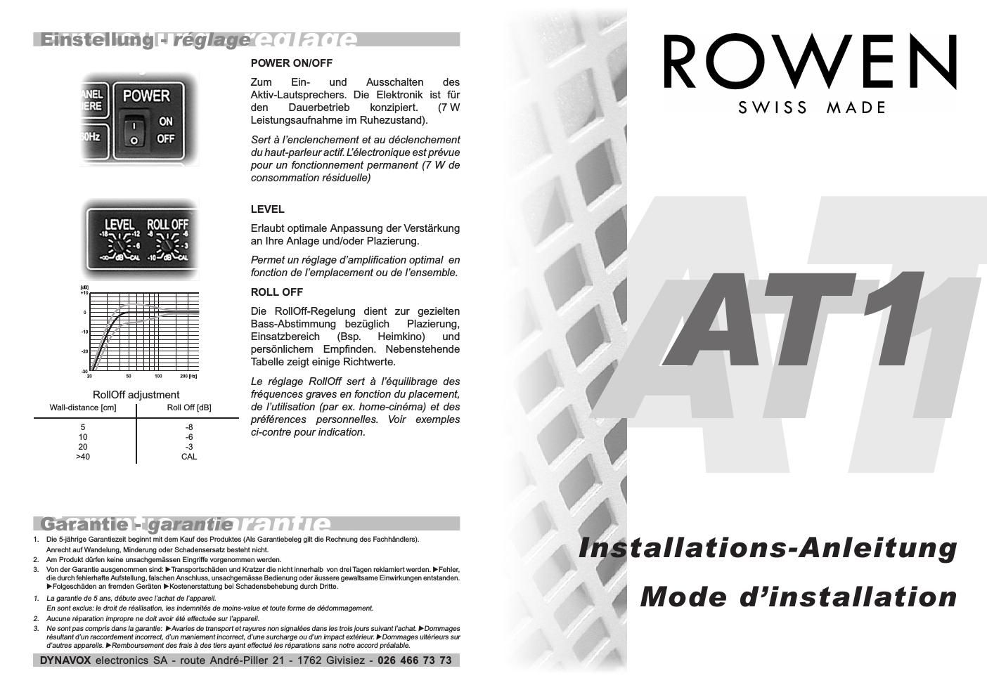 rowen at 1 brochure