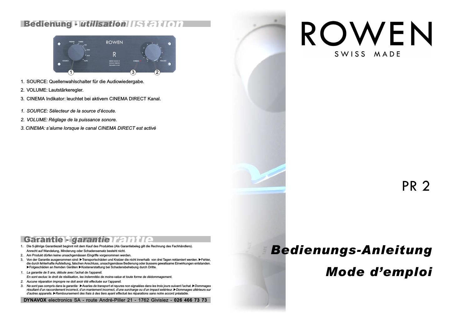 rowen pr 2 brochure