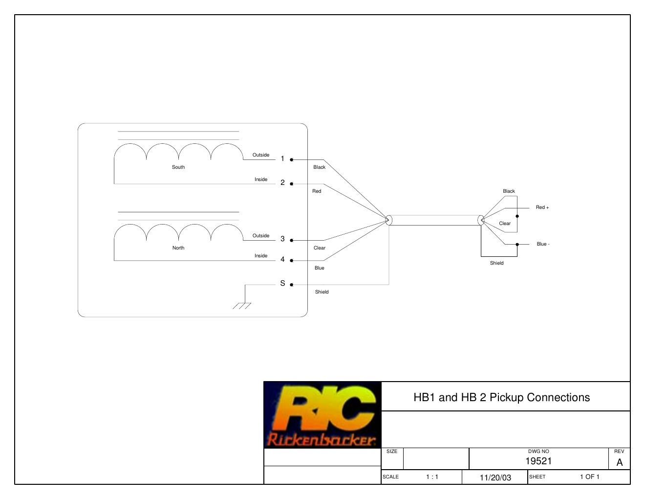 rickenbacker hb 1 hb 2 pickup connections diagram