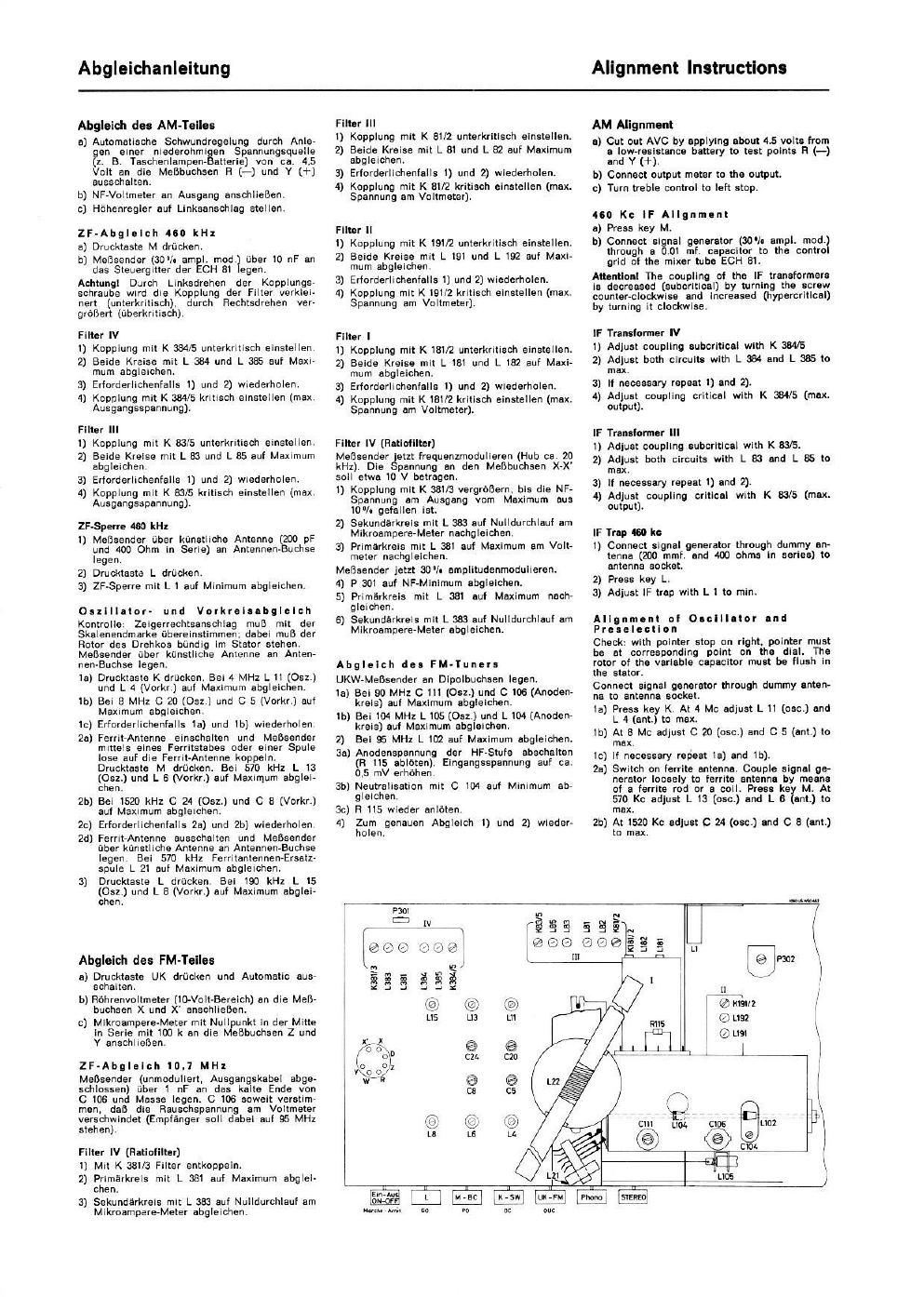 saba 1060 u service manual