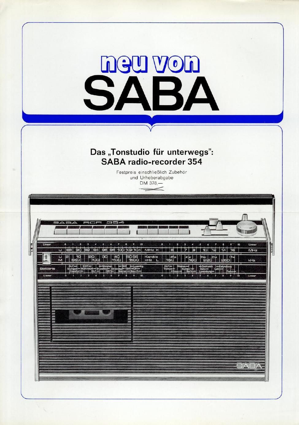 saba 354 brochure