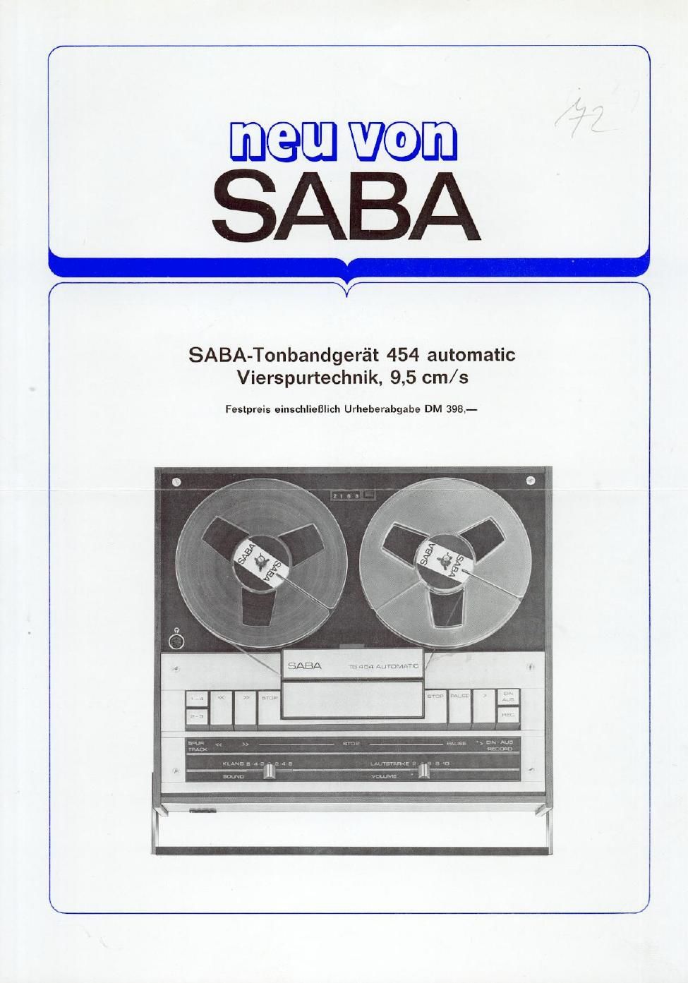 saba 454 brochure