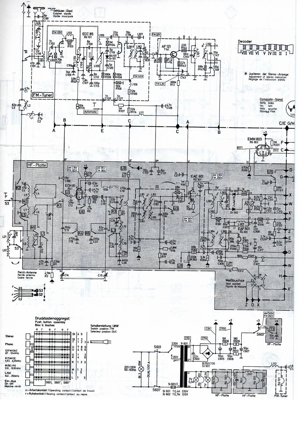 saba feldberg 18 stereo schematic