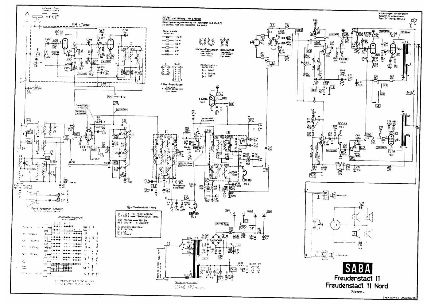 saba freudenstadt 11 schematic