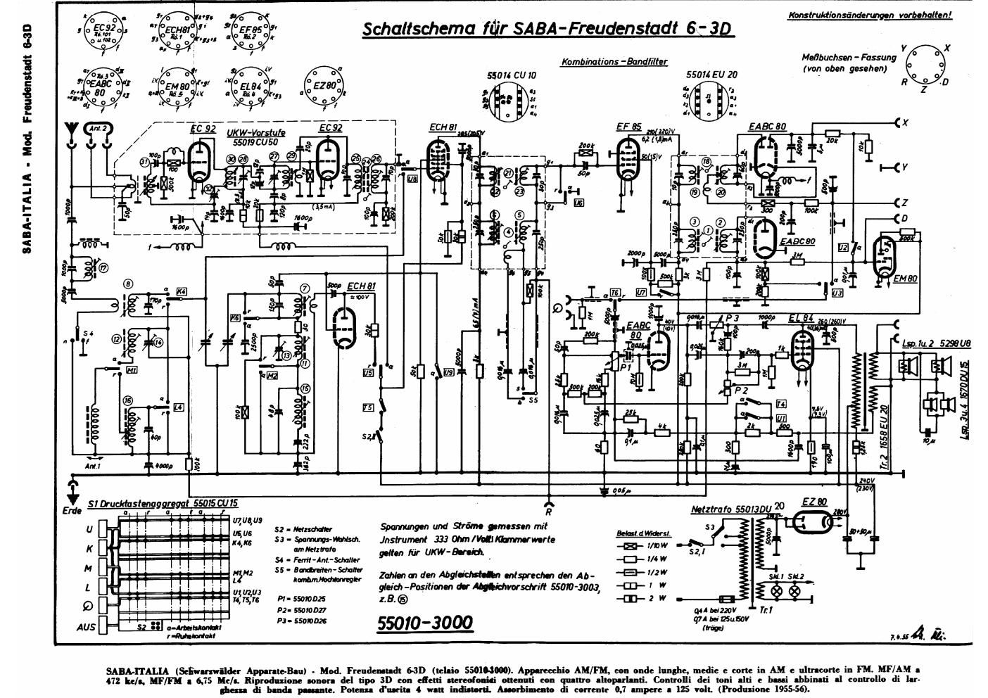 saba freudenstadt 6 3d schematic