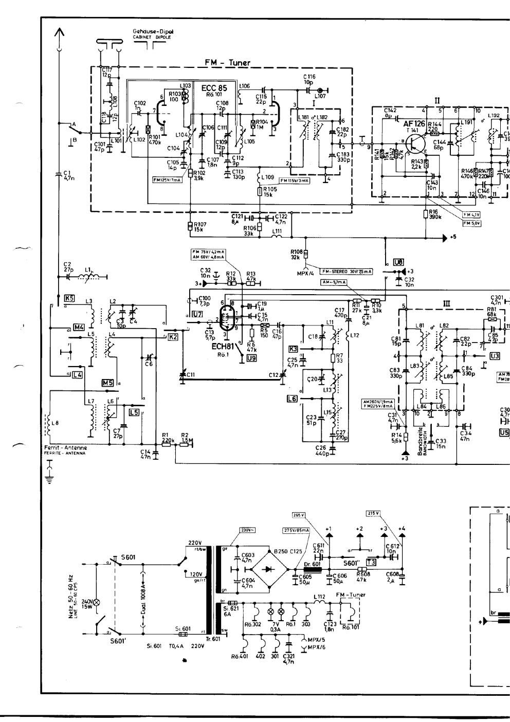 saba schwarzwald automatic 14 v schematic