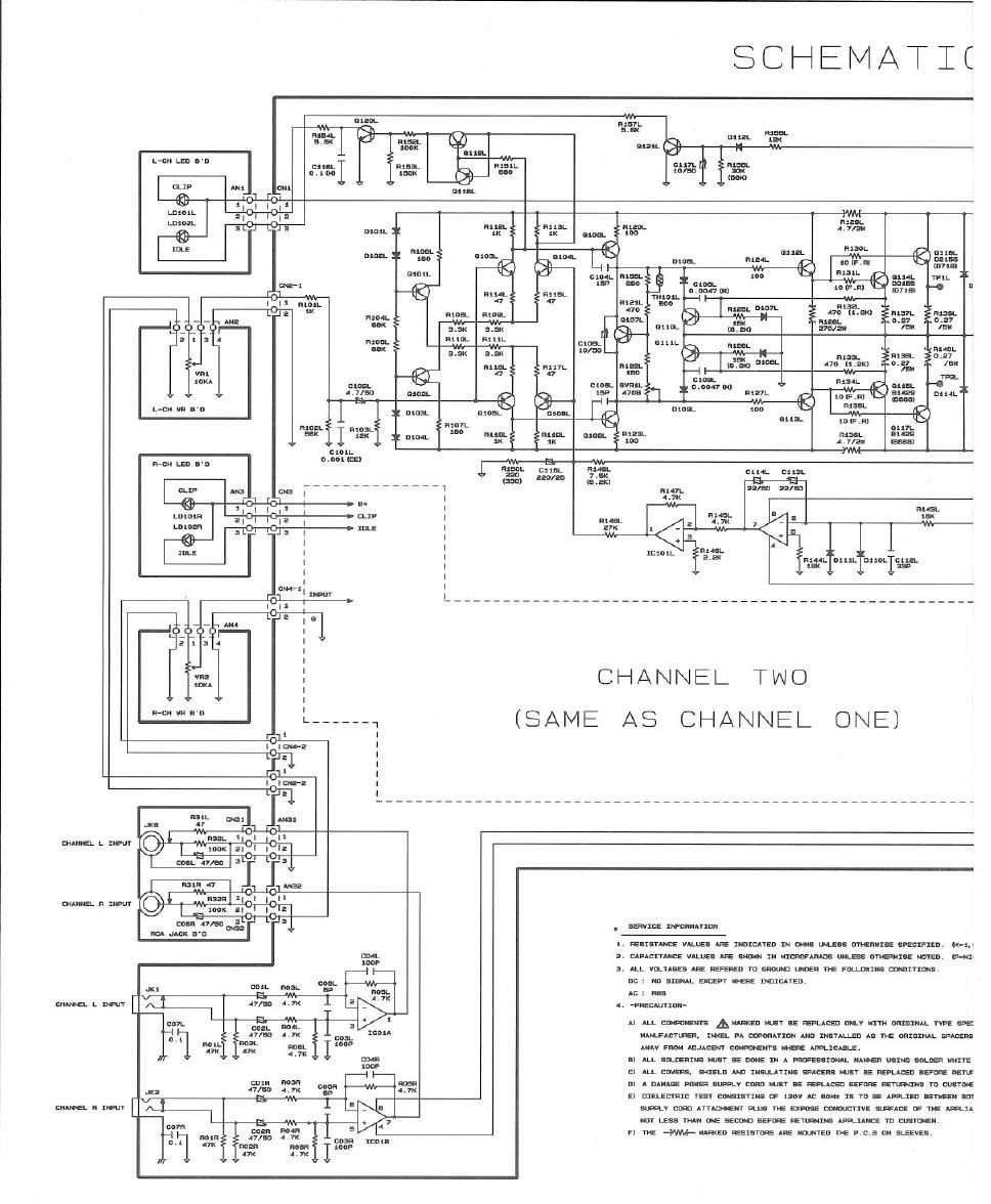 Samson Servo 170 260 550 pwr schematics