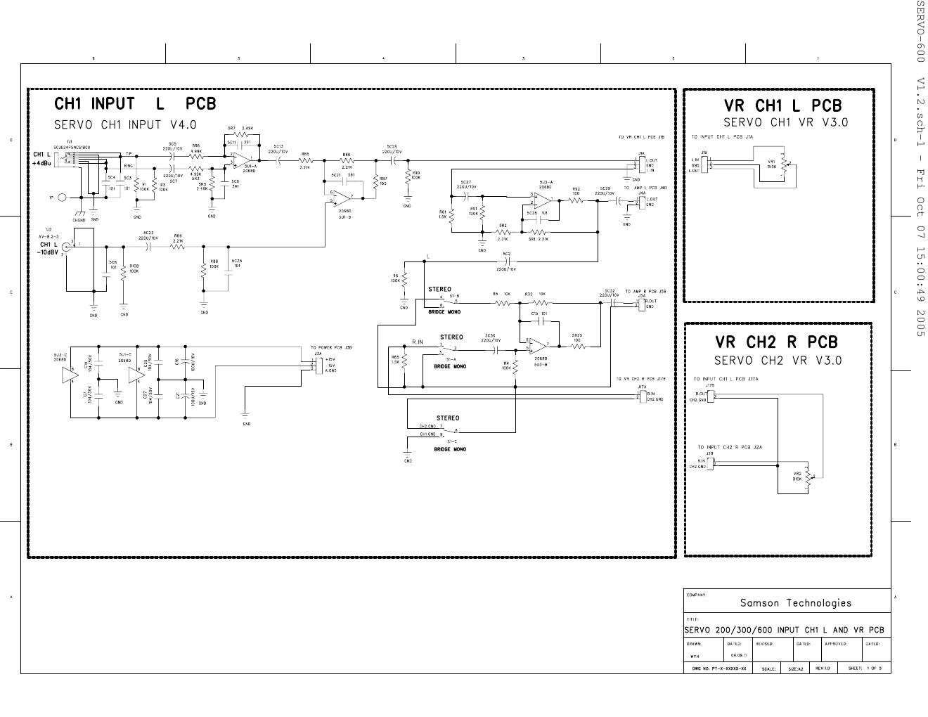 Samson Servo 200 300 600 schematics