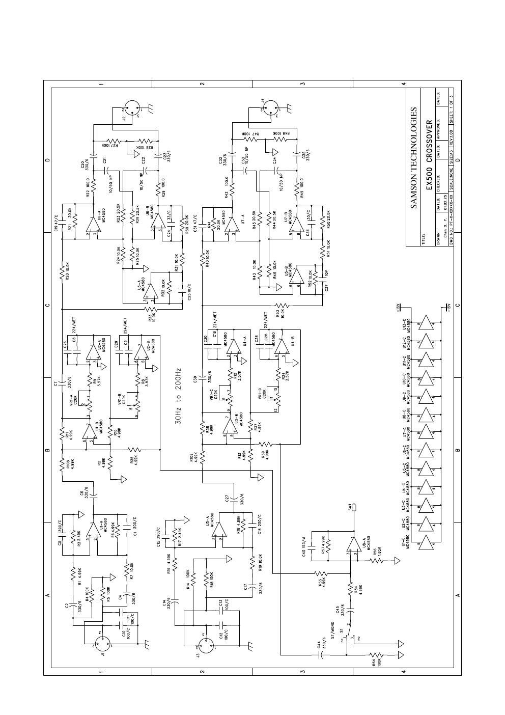 samson ex500 schematics