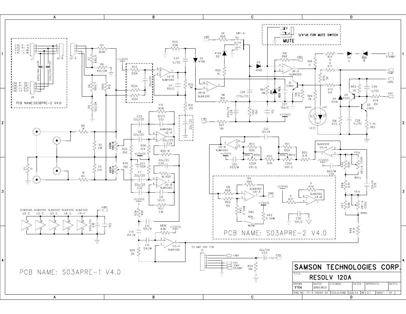 samson resolv 120a sub120a