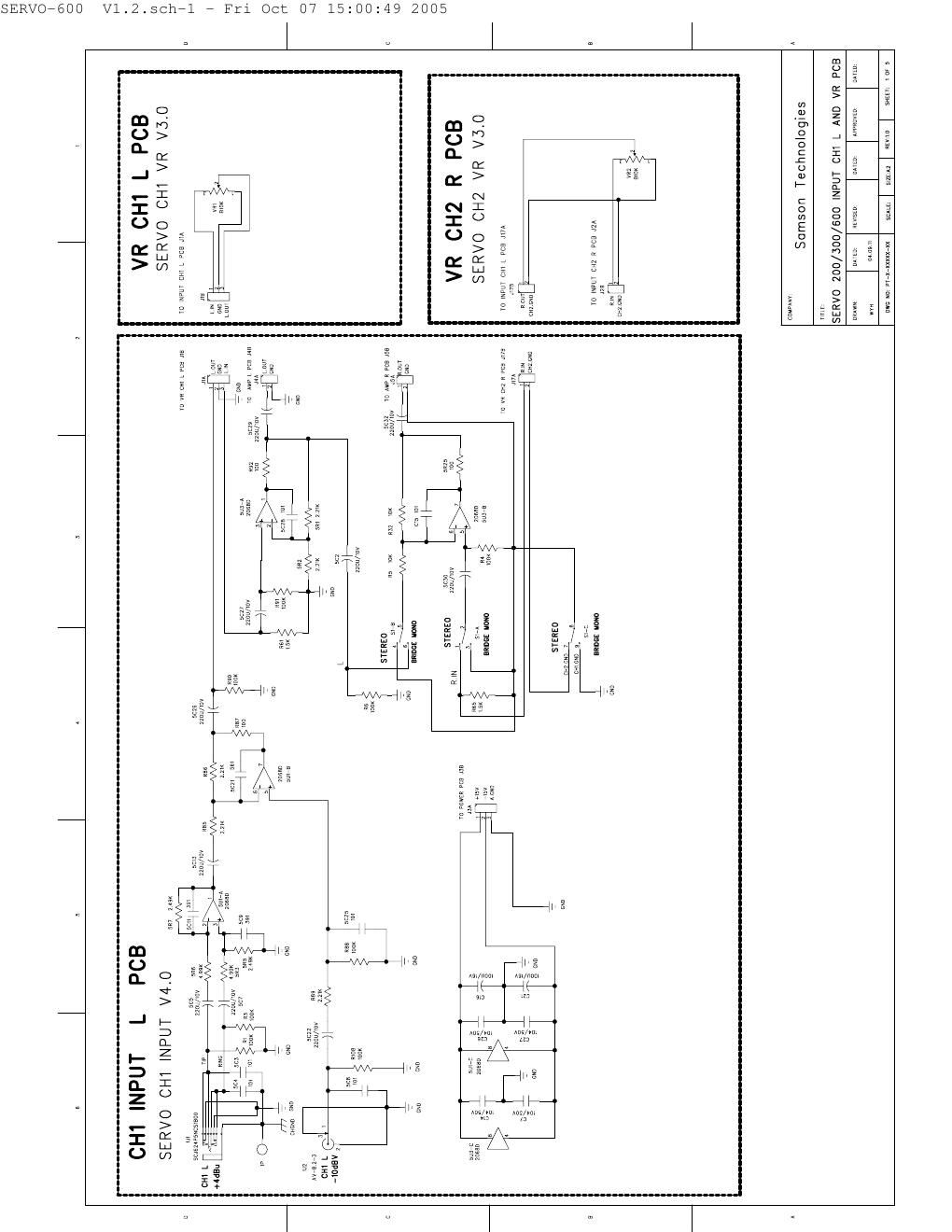 samson servo200 servo300 servo600