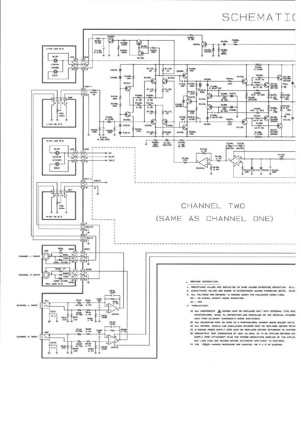 samson servo550 130w stereo pa schematics 