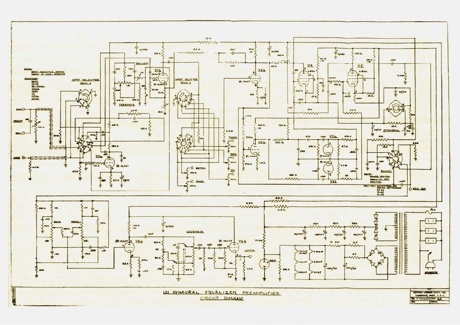 SCott 121A Schematic