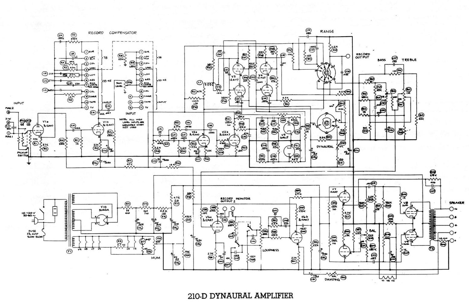 Scott 210D Schematic