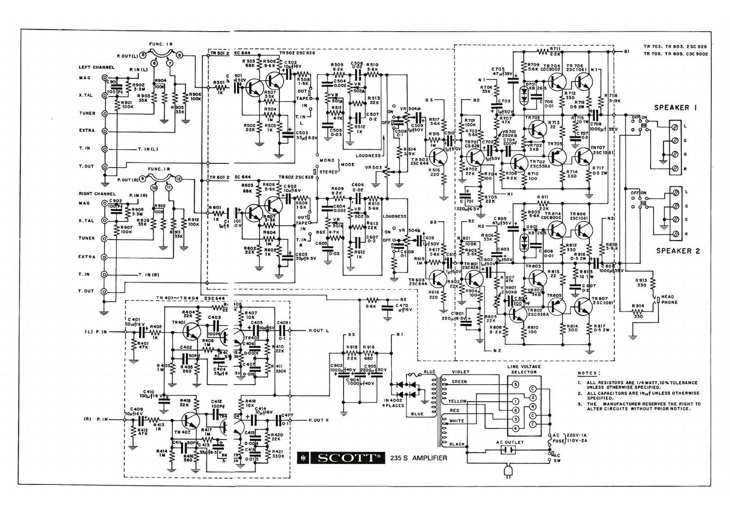 Scott 235S Schematic