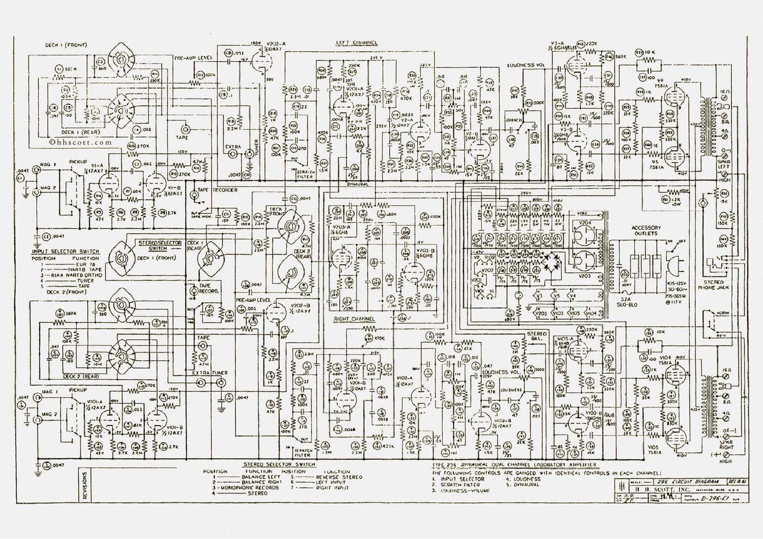 Scott 296 Schematic