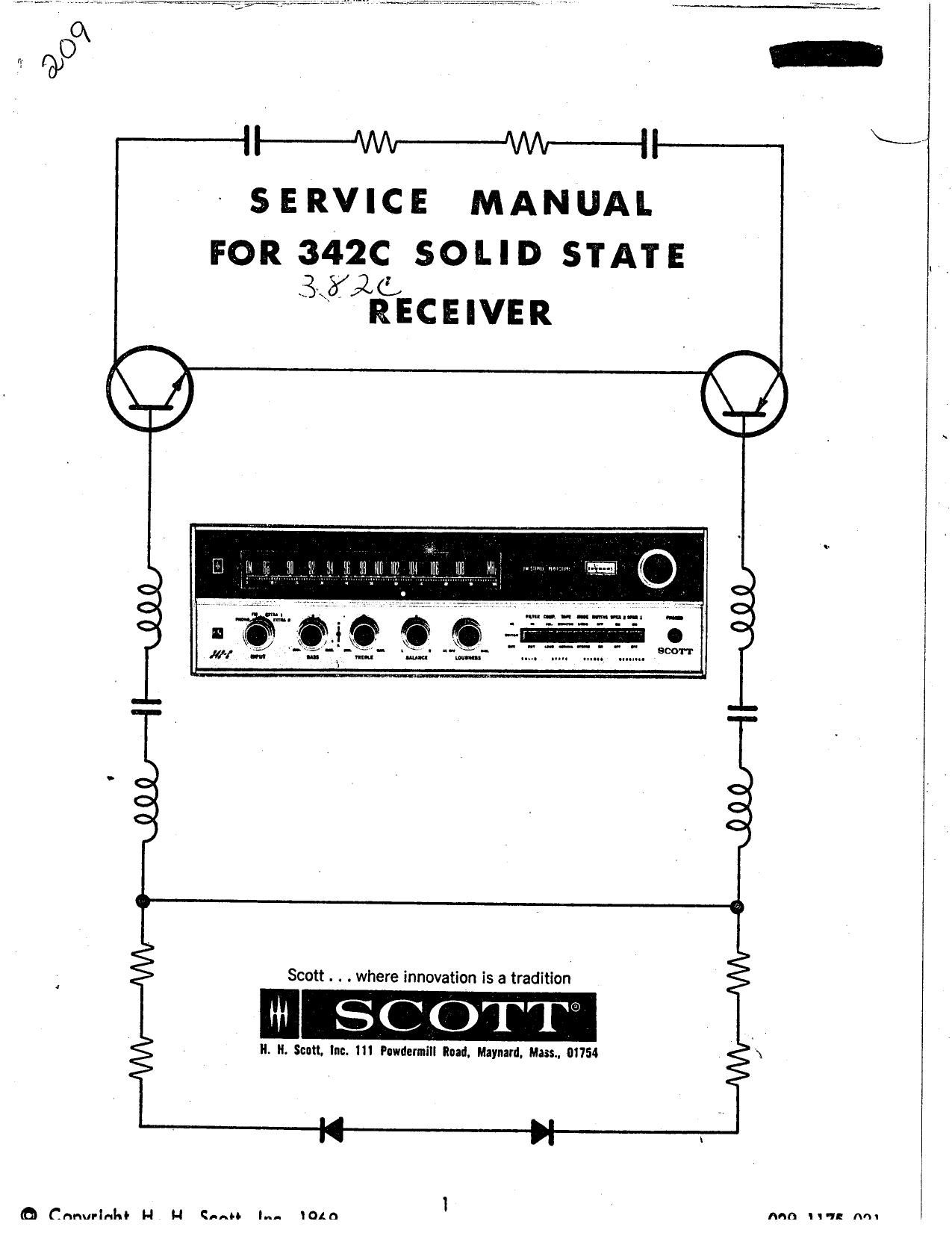 Scott 342C Service Manual