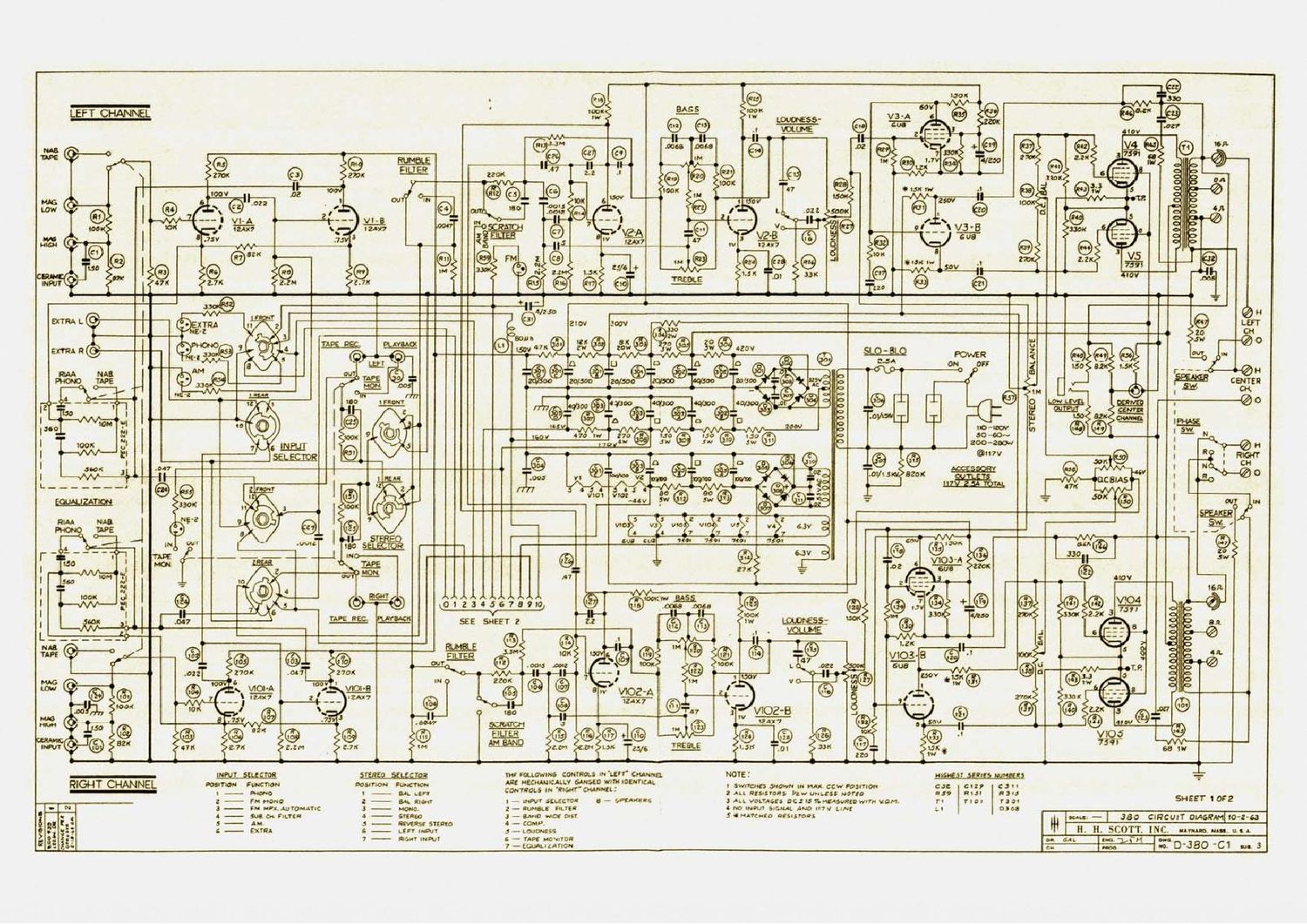 Scott 380 Schematic