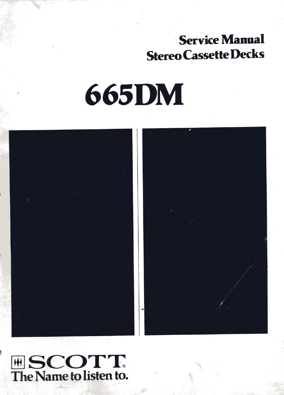 Scott 665 DM Service Manual