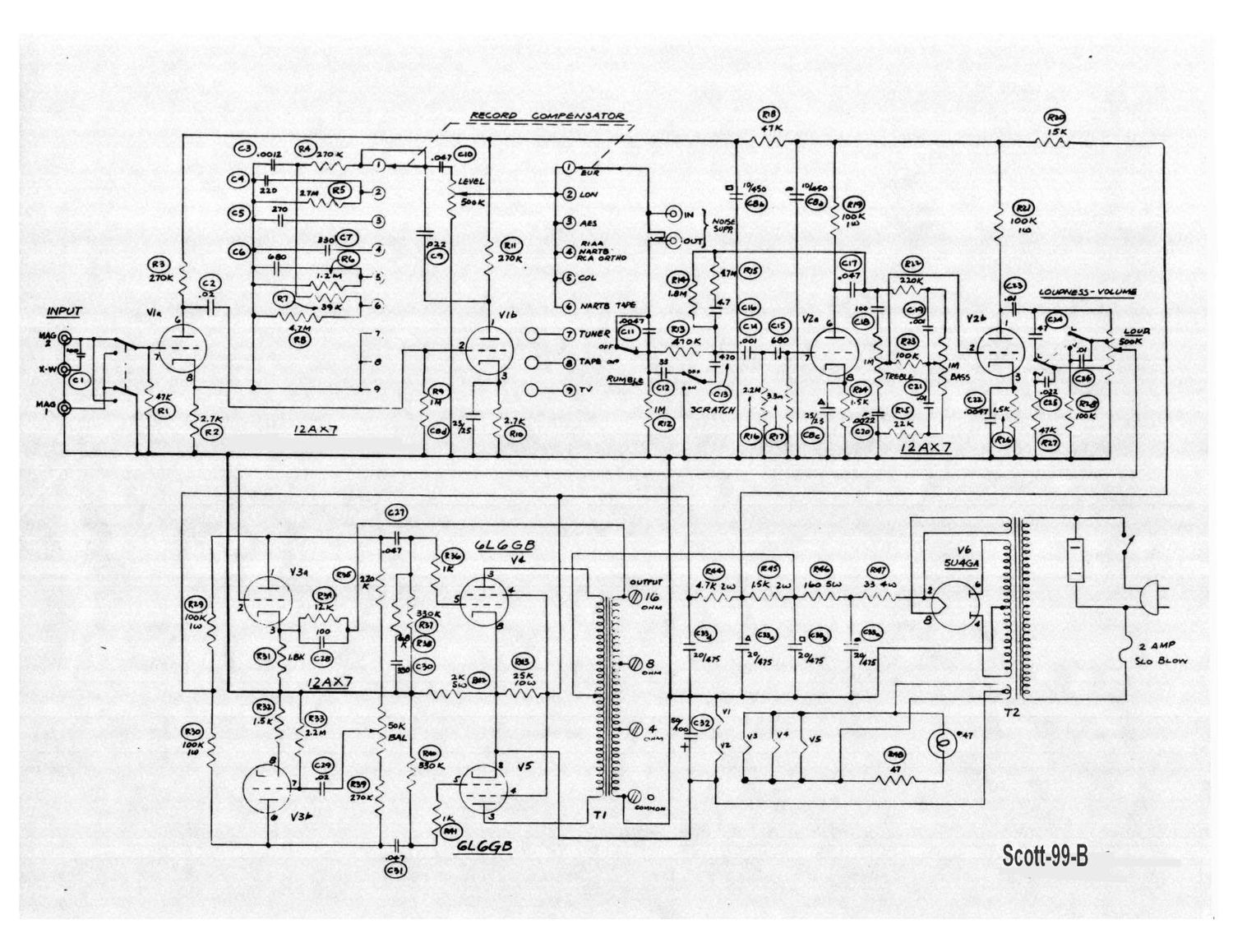 Scott 99B Schematic