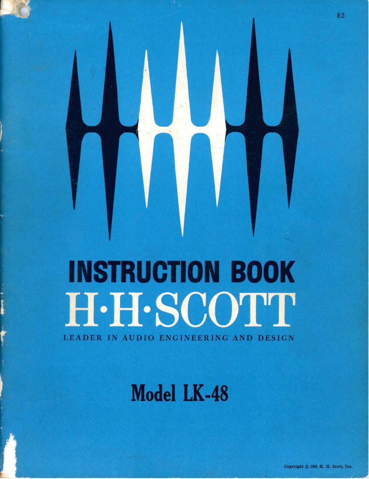 Scott LK 48 Assembly Manual