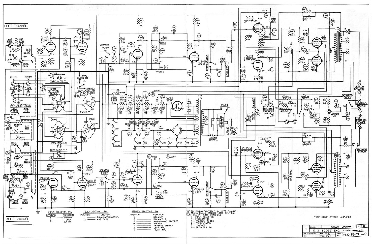 Scott LK 48B Schematic