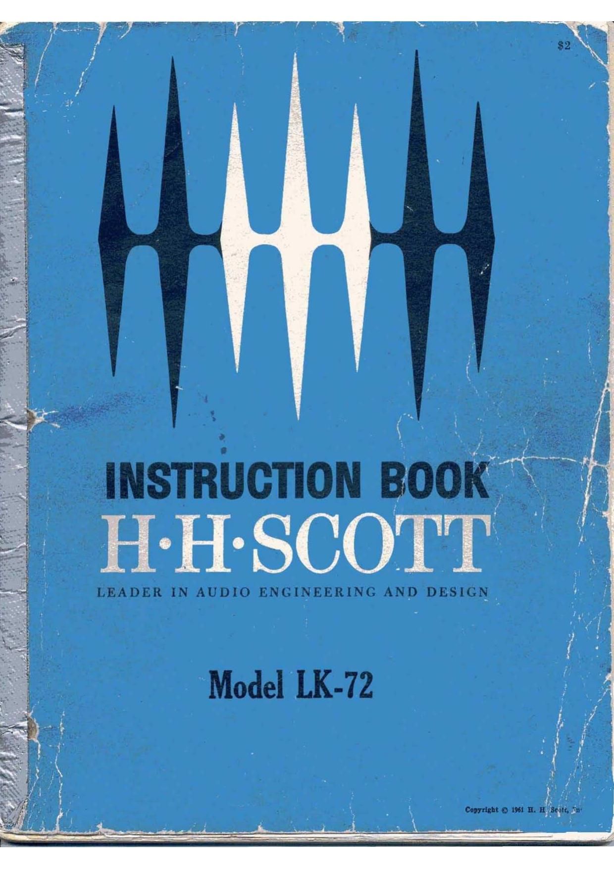 Scott LK 72 Assembly Instructions