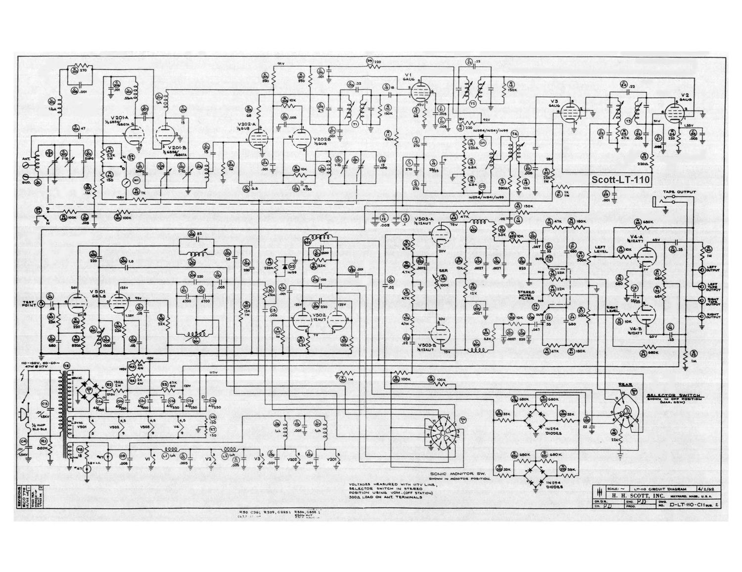 Scott LT 110 Schematic