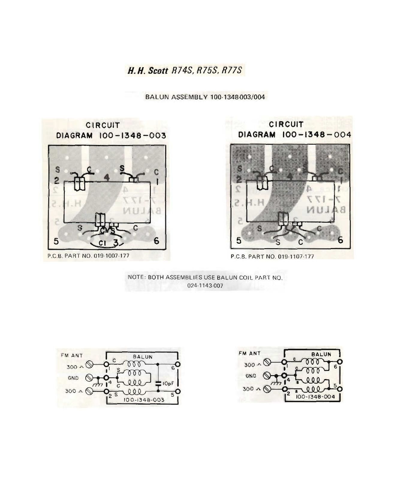 Scott R74S R75S R77S Service Manual