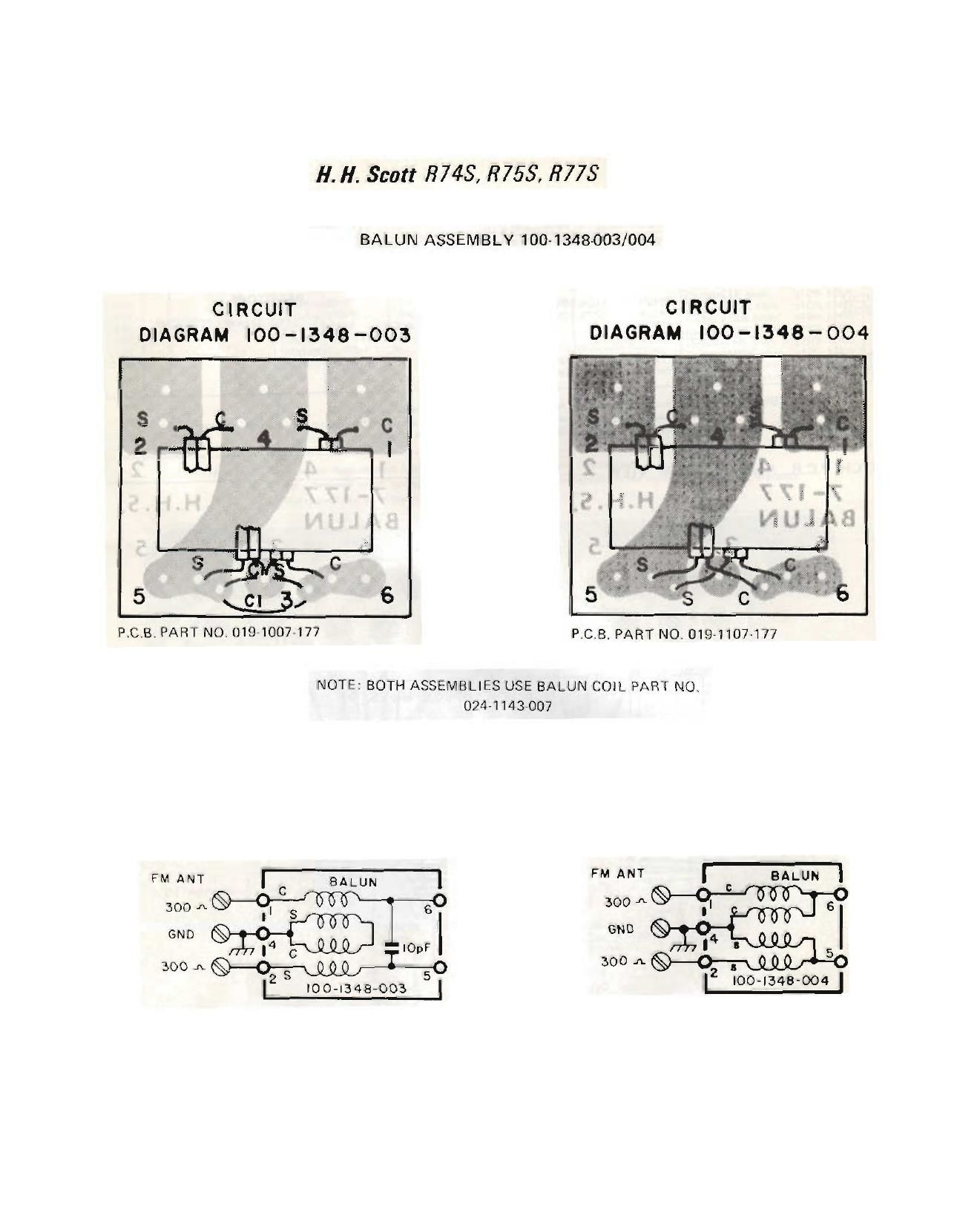 Scott R74S R75S R77S Service Manual