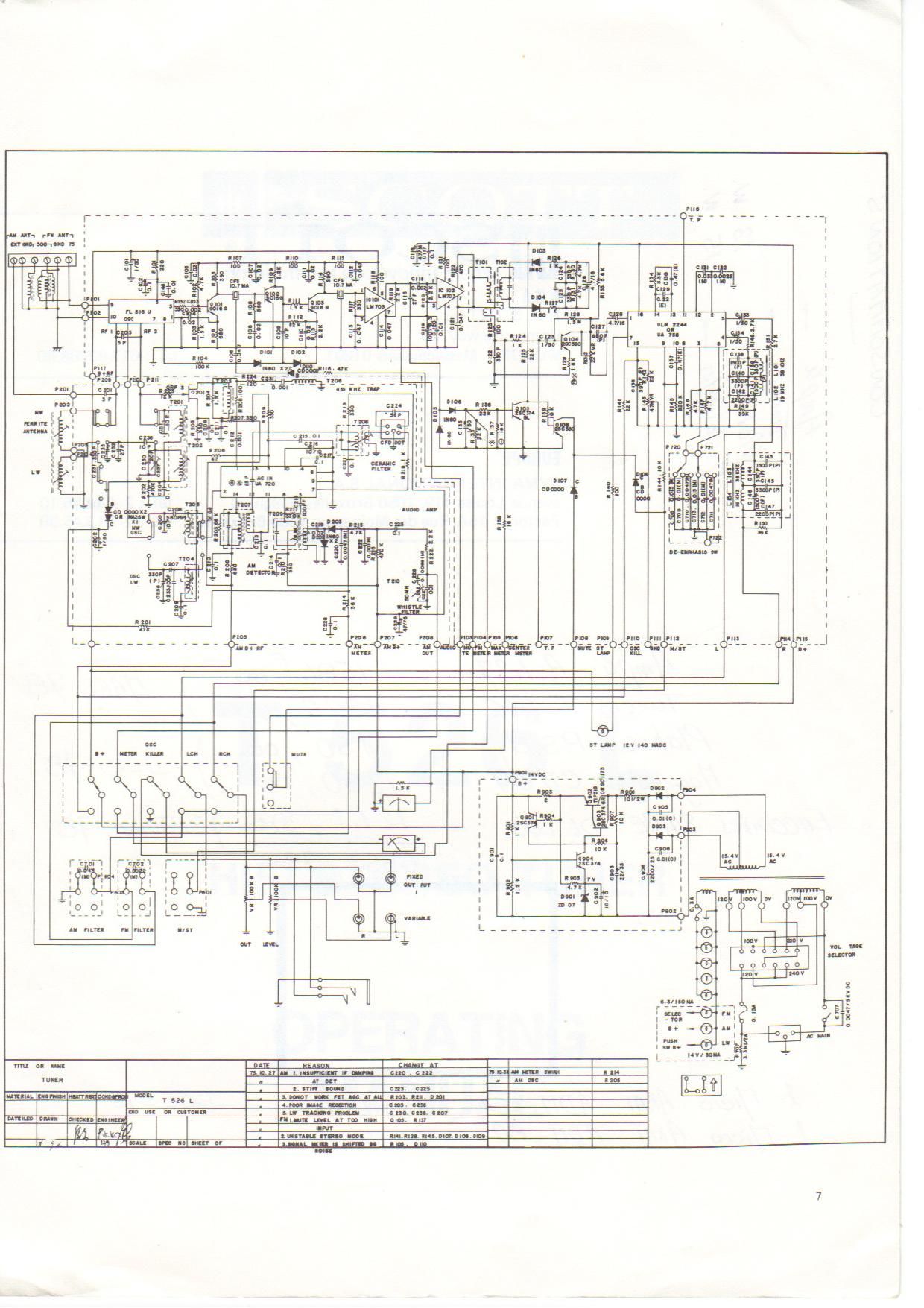 Scott T526L Schematic