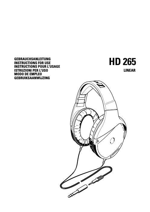 sennheiser hd 265 brochure