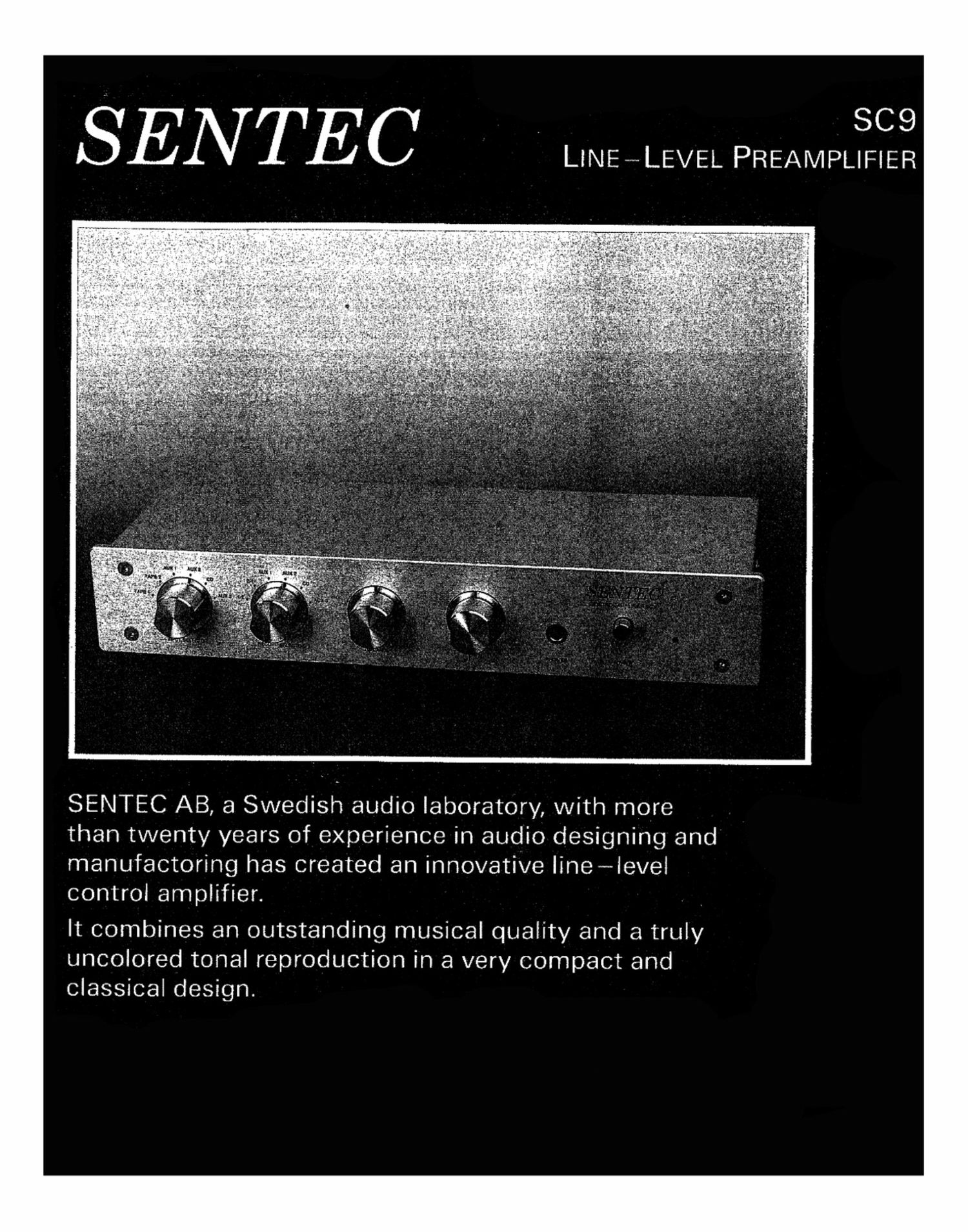 sentec sc 9 brochure