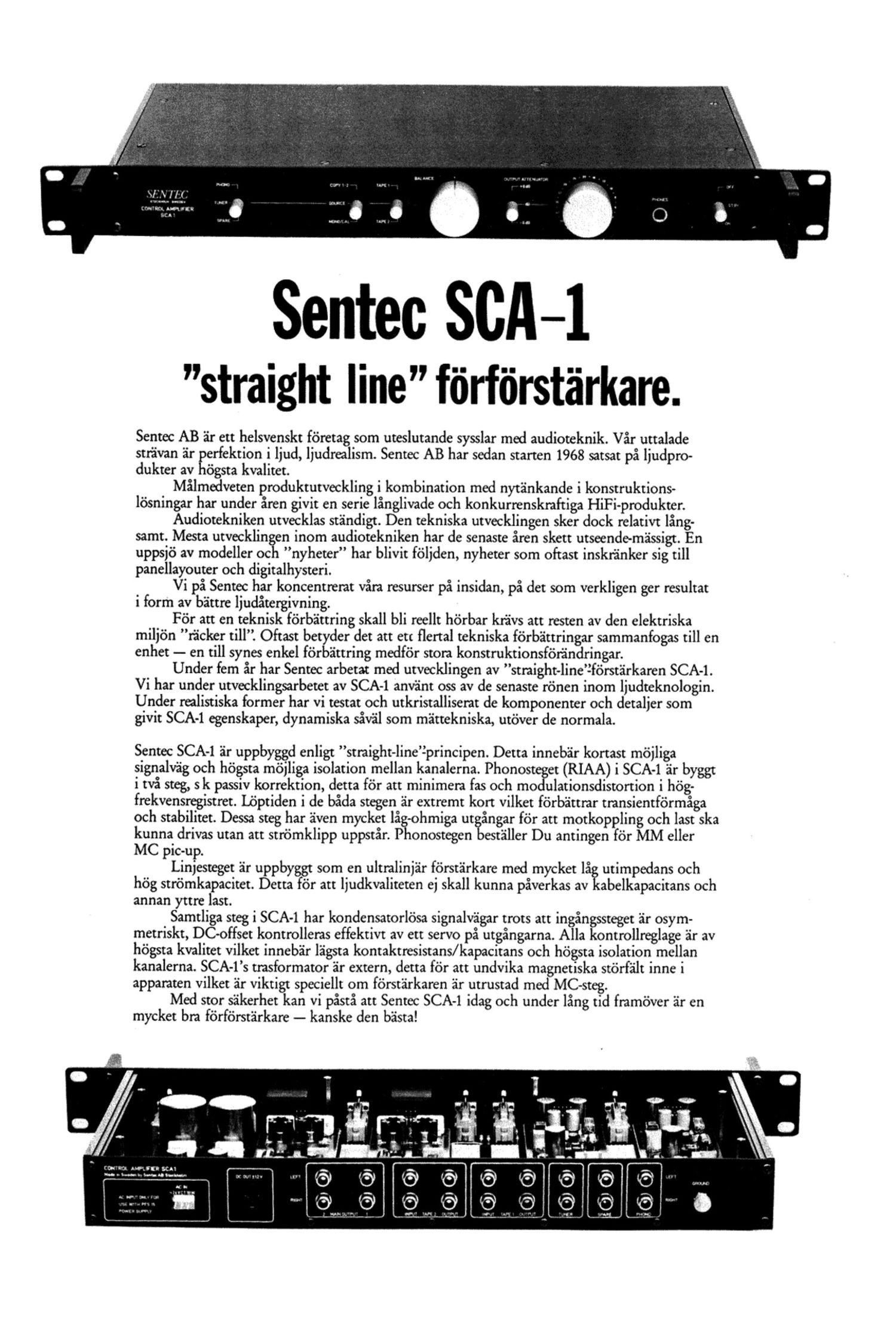 sentec sca 1 brochure