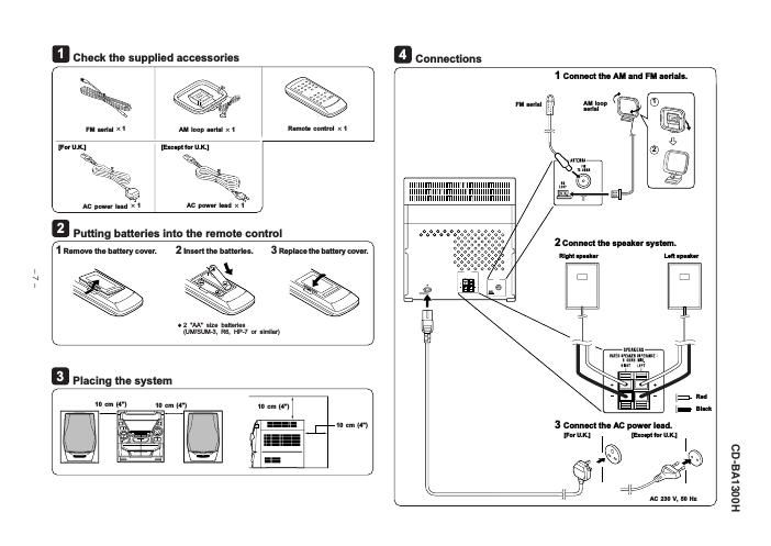 sharp cd ba 1300h owners manual