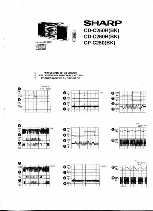 sharp cd c 260