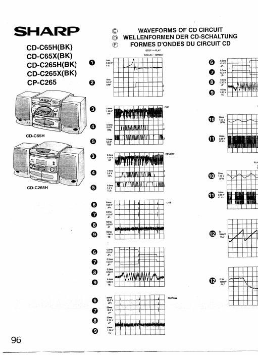 sharp cd c 265