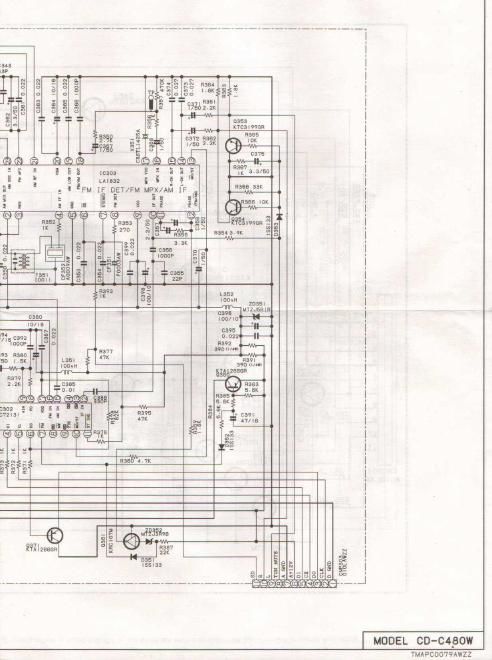 sharp cd c 480w schematic tuner b
