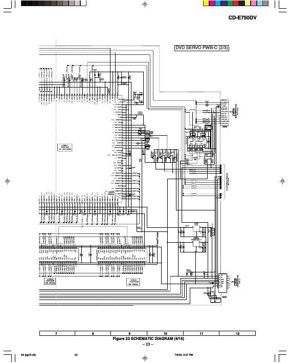 sharp cd e 750 dv service manual