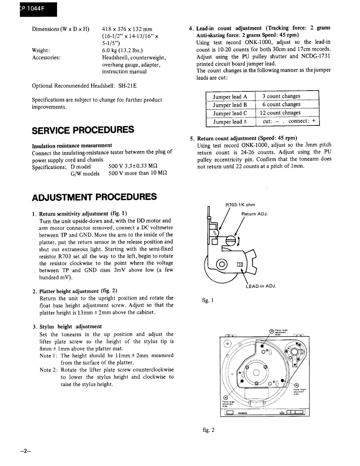 sharp cd k 7000 v service manual