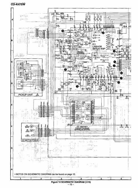 sharp cd k 475 w service manual