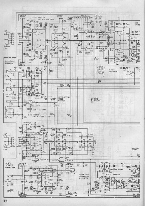 sharp gf 575 schematic