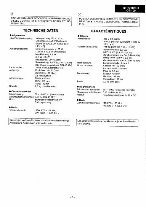 sharp qt 109 service manual