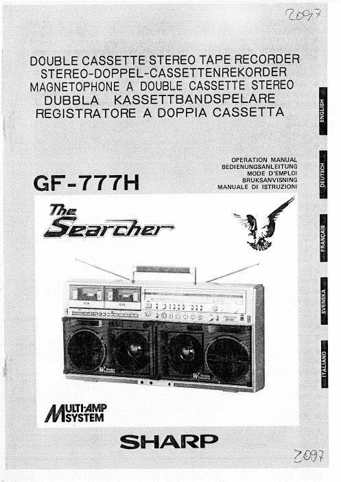 sharp rg f 841 g service manual