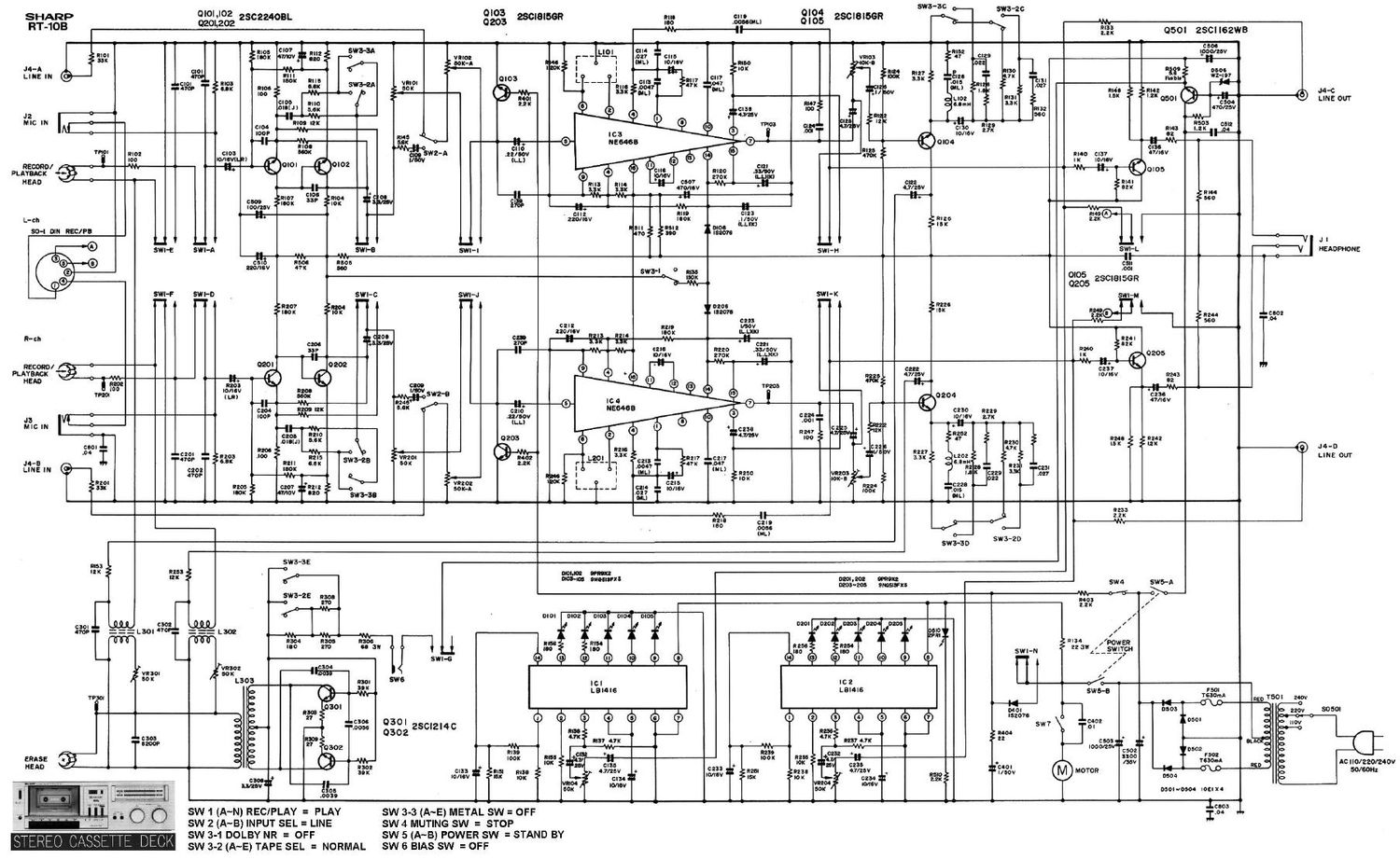 sharp rt 10b